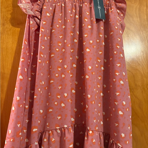 Pink Ruffled Womens Dress - Picture 3 of 3